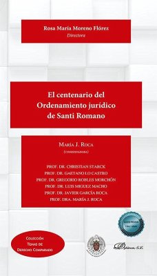 El centenario del ordenamiento jurídico de Santi Romano Cover El centenario del ordenamiento jurídico de Santi Romano
