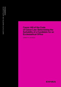 Canon 149 of the code of Canon law : determining the suitability of a candidate for an ecclesiastical office