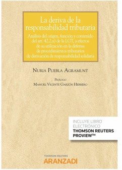Cover Deriva de la responsabilidad tributaria, La