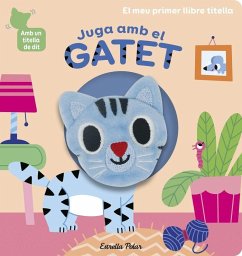 Cover Juga amb el gatet. Llibre titella