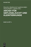 Archiv für Geflügelzucht und Kleintierkunde. Band 18, Heft 4