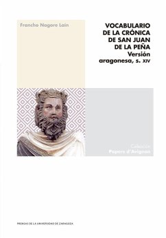 Cover Vocabulario de la crónica de San Juan de la Peña : versión aragonesa, s. XIV
