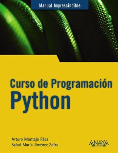 Curso de programación Python - Montejo Ráez, Arturo; Jiménez Zafra, Salud María