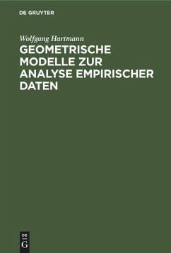 Cover Geometrische Modelle zur Analyse empirischer Daten