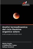 Analisi termodinamica del ciclo Rankine organico solare