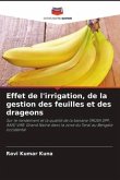 Effet de l'irrigation, de la gestion des feuilles et des drageons