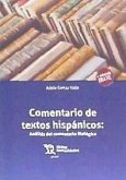 Comentario de textos hispánicos : análisis del comentario filológico Comentario de textos hispánicos : análisis del comentario filológico