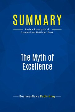 Summary: The Myth of Excellence - Businessnews Publishing