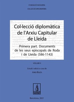 Cover Col·lecció diplomàtica de l'Arxiu Capitular de Lleida (Volum II)