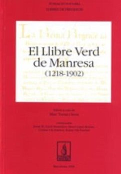 El llibre verd de Manresa (1218-1902) - Torras i Serra, Marc