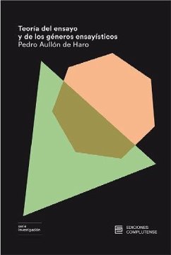 Teoría del ensayo y de los géneros ensayísticos - Aullón De Haro, Pedro