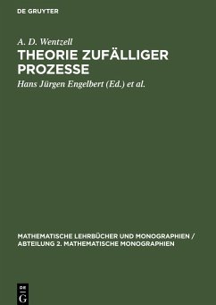 Theorie zufälliger Prozesse - Wentzell, A. D.