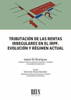 Cover Tributación de las rentas irregulares en el IRPF
