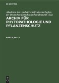 Archiv für Phytopathologie und Pflanzenschutz. Band 16, Heft 1