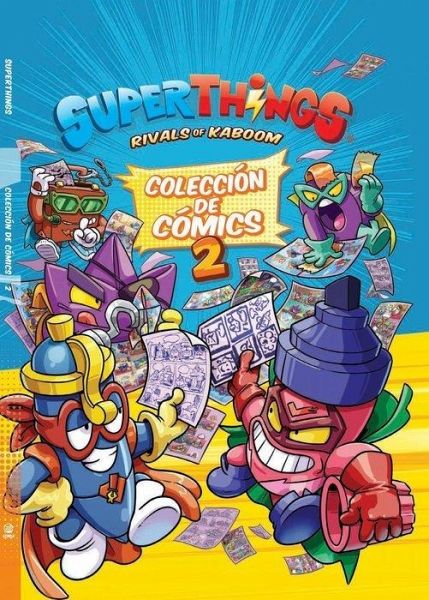 Libro coleccionista Cómics Superthings, MAX, series 4, 5 y Secret Spies