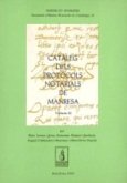 Catàleg dels protocols notarials de Manresa. Catàleg dels protocols notarials de Manresa.