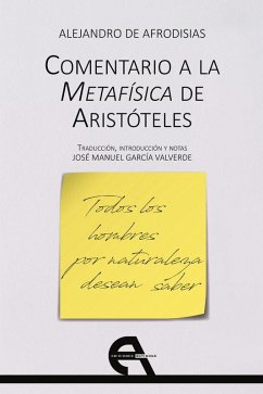 Cover Comentario a la Metafísica de Aristóteles
