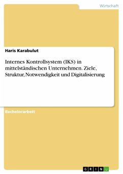 Internes Kontrollsystem (IKS) in mittelständischen Unternehmen. Ziele, Struktur, Notwendigkeit und Digitalisierung (eBook, PDF) - Karabulut, Haris