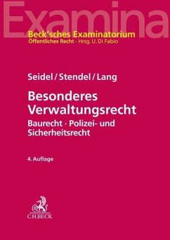 Besonderes Verwaltungsrecht - Seidel, Achim;Stendel, Robert;Lang, Rudi