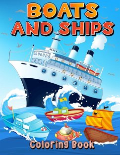 Boats And Ships Coloring Book - Books, Art