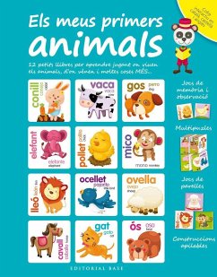 Els meus primers animals : 12 petits llibres per aprendre jugant on viuen els animals, d'on vénen i moltes coses MÉS... - Flor, Edicions