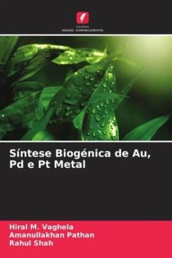 Síntese Biogénica de Au, Pd e Pt Metal - Vaghela, Hiral M.;Pathan, Amanullakhan;Shah, Rahul