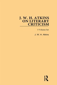 J. W. H. Atkins on Literary Criticism (eBook, PDF) - Atkins, J. W. H.