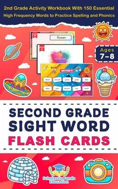 Cover Second Grade Sight Word Reading Flash Cards: 2nd Grade Activity Workbook With 150 Essential High Frequency Words to Practice Spelling and Phonics (Elementary Books for Kids) (eBook, ePUB)