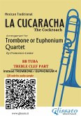 Bb tuba t.c. (instead Trombone 4) part of &quote;La Cucaracha&quote; for Quartet (fixed-layout eBook, ePUB)