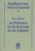 An Philemon. An die Kolosser. An die Epheser (eBook, PDF)