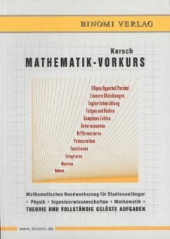 Mathematik - Vorkurs - Korsch, Hans Jürgen