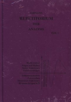 Repetitorium der Analysis, Teil 1 - Timmann, Steffen