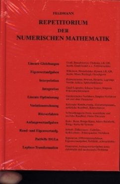 Repetitorium der Numerischen Mathematik - Feldmann, Dietrich