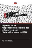 Impacts de la responsabilité sociale des entreprises sur l'éducation dans le KZN