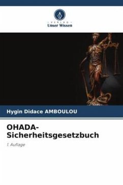 OHADA-Sicherheitsgesetzbuch - AMBOULOU, Hygin Didace