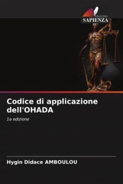 Codice di applicazione dell'OHADA - AMBOULOU, Hygin Didace