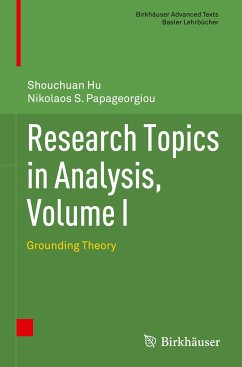 Research Topics in Analysis, Volume I - Hu, Shouchuan;Papageorgiou, Nikolaos S.