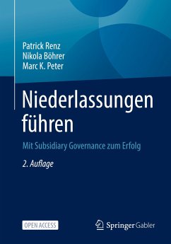 Niederlassungen führen - Renz, Patrick;Böhrer, Nikola;Peter, Marc K.