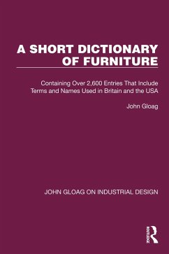 Cover A Short Dictionary of Furniture (eBook, PDF)