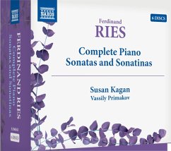 Ferdinand Ries: Complete Piano Sonatas And Sonatin - Kagan,Susan/Primakov,Vassily