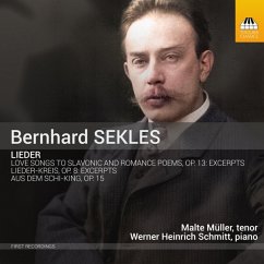 Bernhard Sekles: Lieder - Müller,Malte/Schmitt,Werner Heinrich