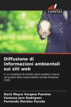 Diffusione di informazioni ambientali sui siti web - Vergara Puentes, Doris Mayra;Jara Rodríguez, Vanessa;Morales Parada, Fernando