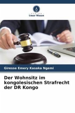 Cover Der Wohnsitz im kongolesischen Strafrecht der DR Kongo