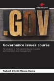 Governance issues course