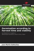 Germination according to harvest time and viability