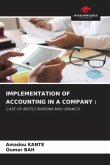 IMPLEMENTATION OF ACCOUNTING IN A COMPANY :