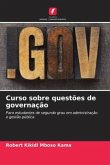 Curso sobre questões de governação