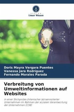 Verbreitung von Umweltinformationen auf Websites - Vergara Puentes, Doris Mayra;Jara Rodríguez, Vanessa;Morales Parada, Fernando