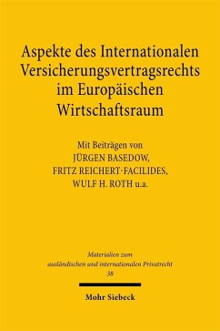 Cover Aspekte des Internationalen Versicherungsvertragsrechts im Europäischen Wirtschaftsraum (eBook, PDF)