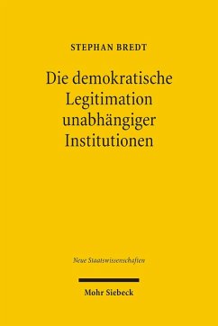 Cover Die demokratische Legitimation unabhängiger Institutionen (eBook, PDF)